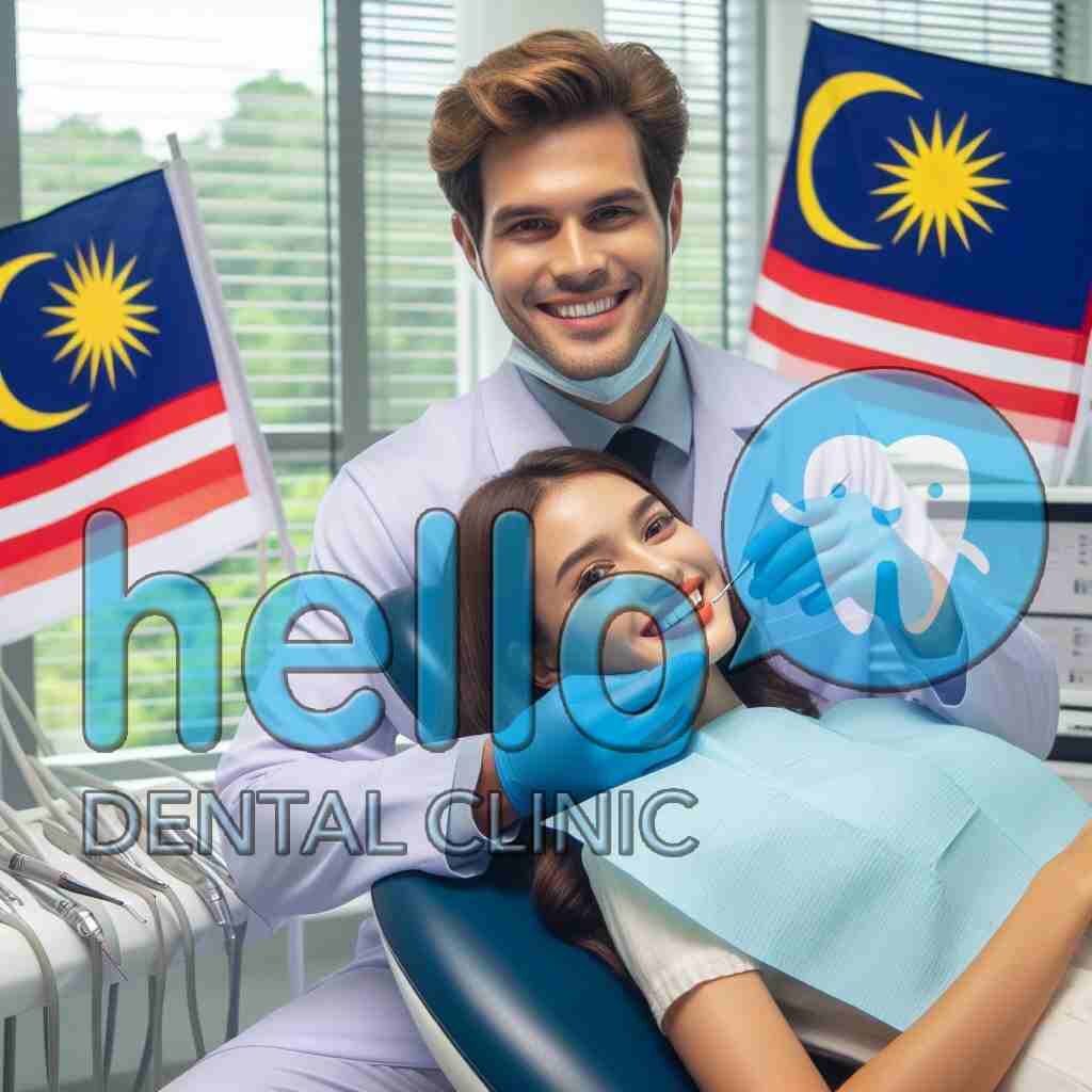 A Good dentist from Hello Dental Clinic treating patients for smile design in Malaysia (illustration)