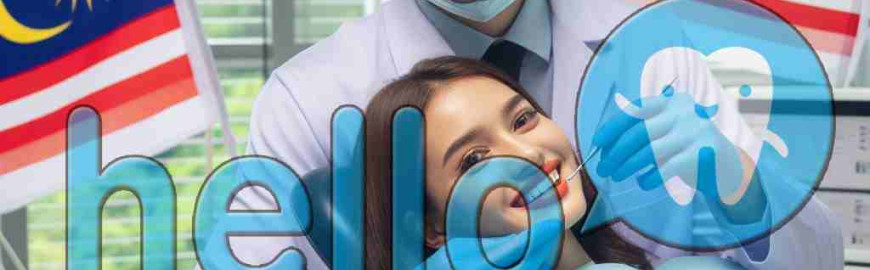 A Good dentist from Hello Dental Clinic treating patients for smile design in Malaysia (illustration)