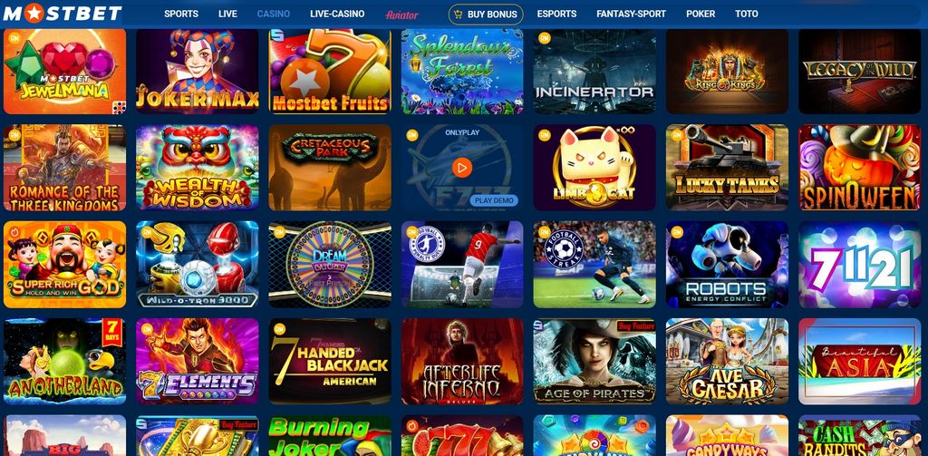 Обзор казино Mostbet 2026